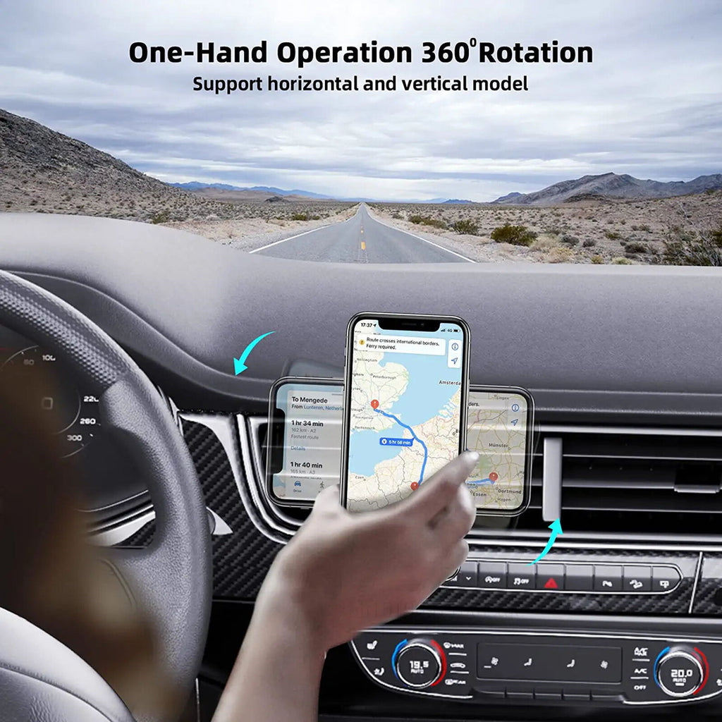 15W Wireless Magnetic Charger Car Mount Holder for Iphone 13 14 15 16 17 Pro Max