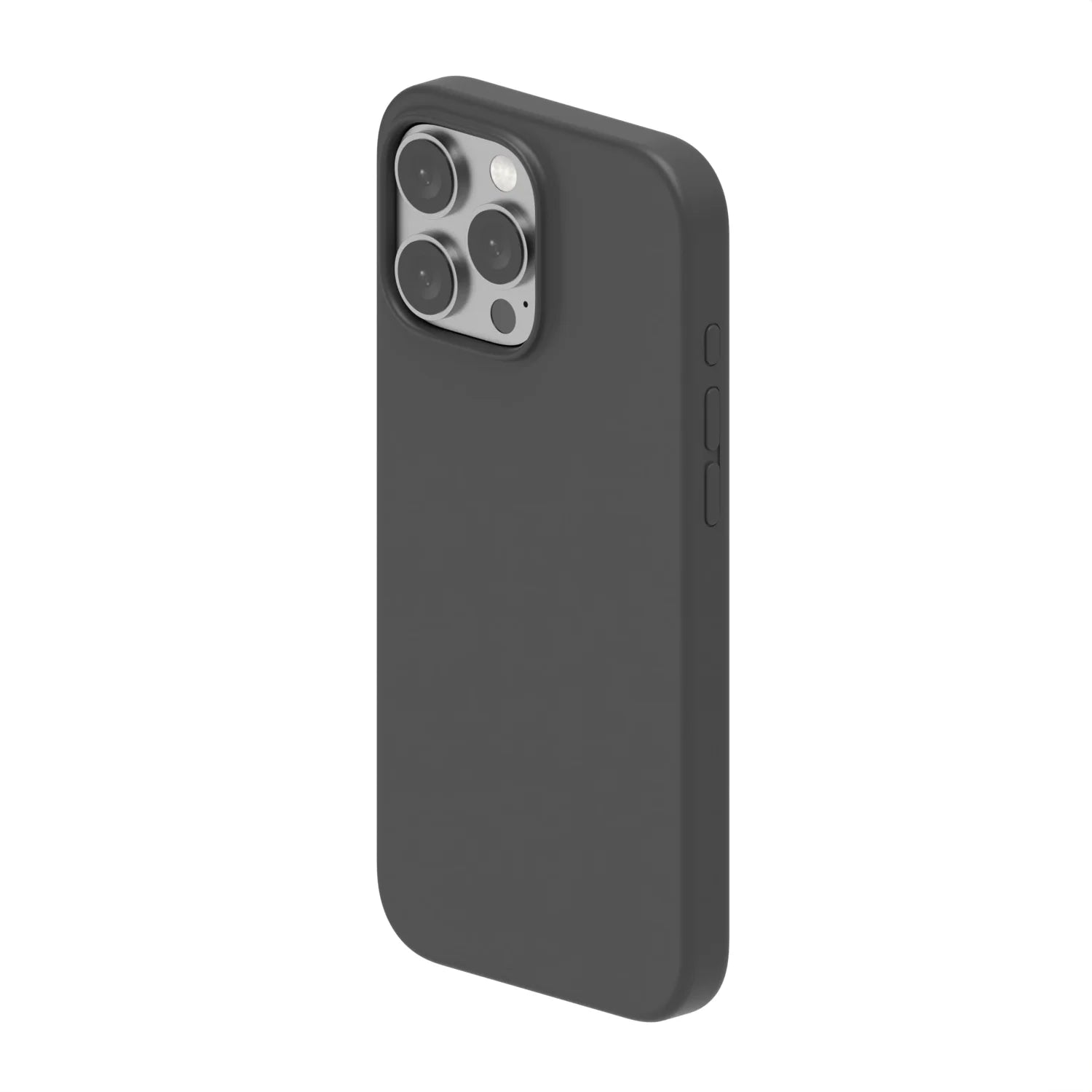 Black Silicone Phone Case for Iphone 16 Pro Max with Magsafe Technology