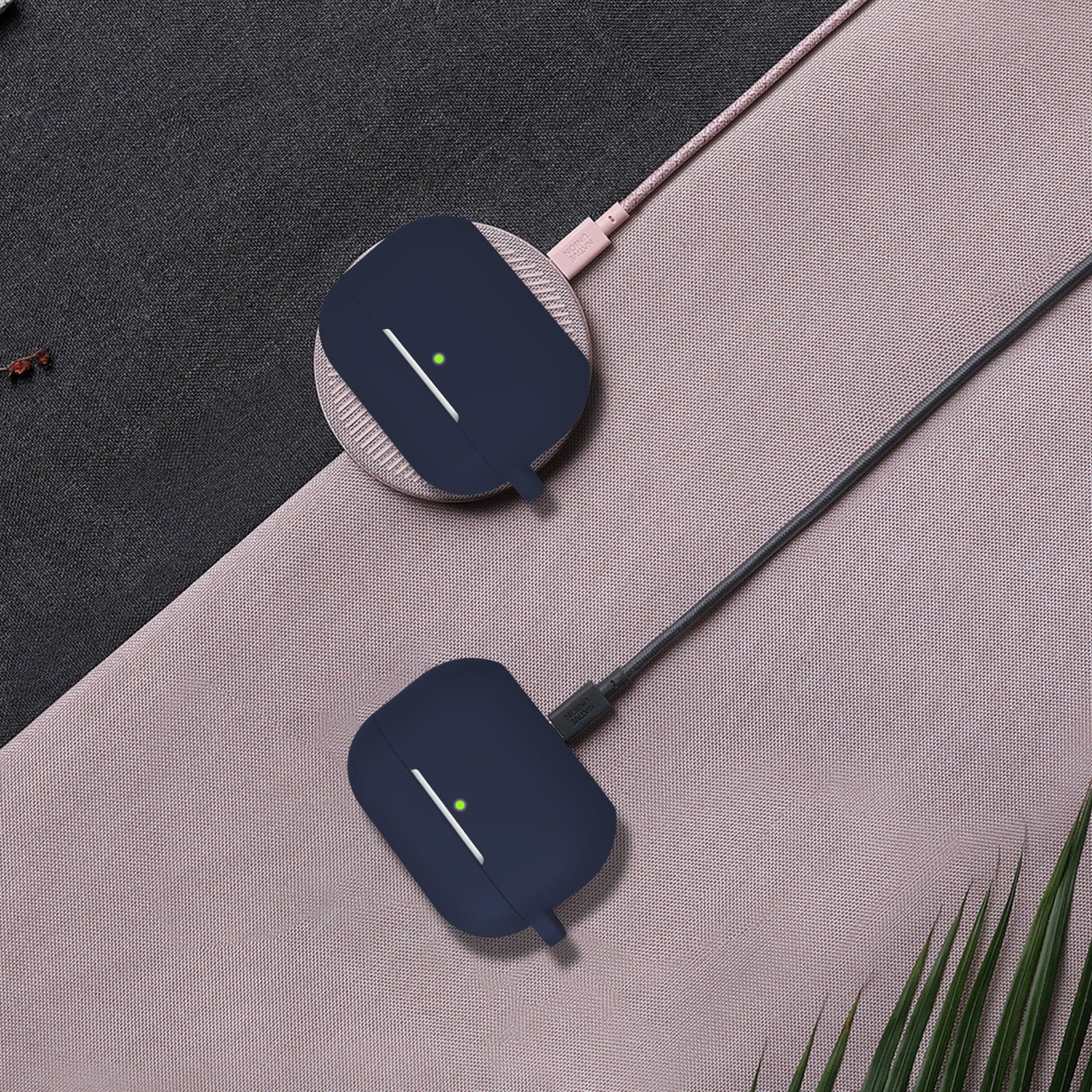 Airpods Pro 2 Case, Silicone Airpods Pro 2Nd Gen [2022] Cover with Keychain/Handstrap-Midnight Blue