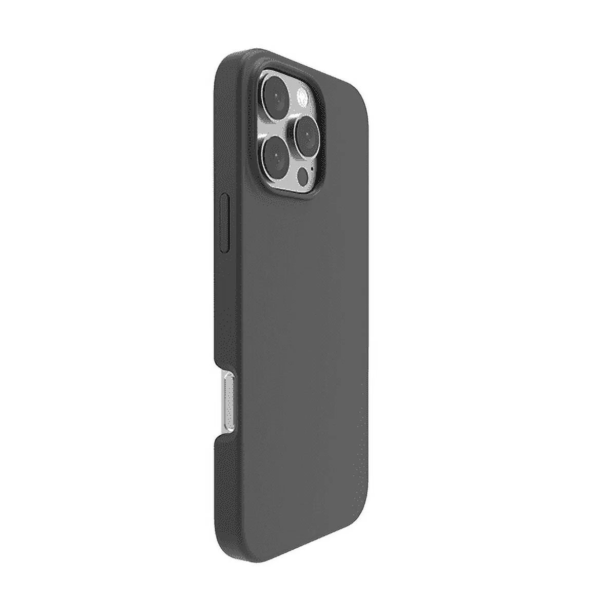 Black Silicone Phone Case for Iphone 16 Pro Max with Magsafe Technology