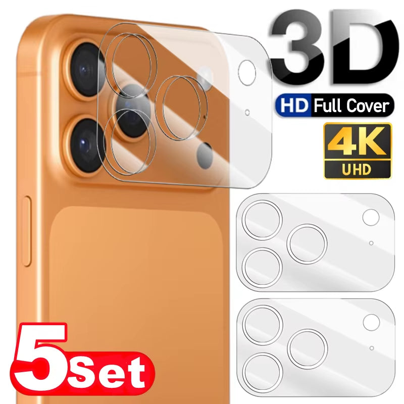 1-5Sets 17PM Full Coverage Camera Lens Tempered Glass for Iphone 17 Pro Max 17Air Anti-Scratch Lens Protective Film for Iphone17
