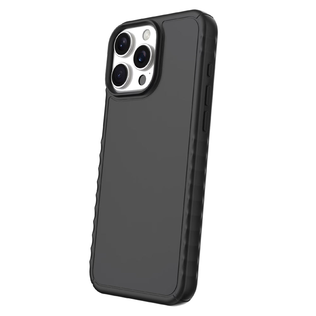 . Protective Gel Phone Case for Iphone 16 Pro Max - Black