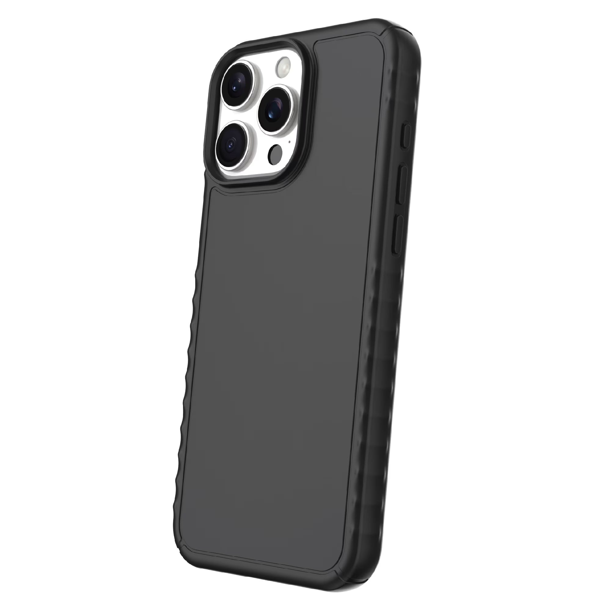 . Protective Gel Phone Case for Iphone 16 Pro Max - Black