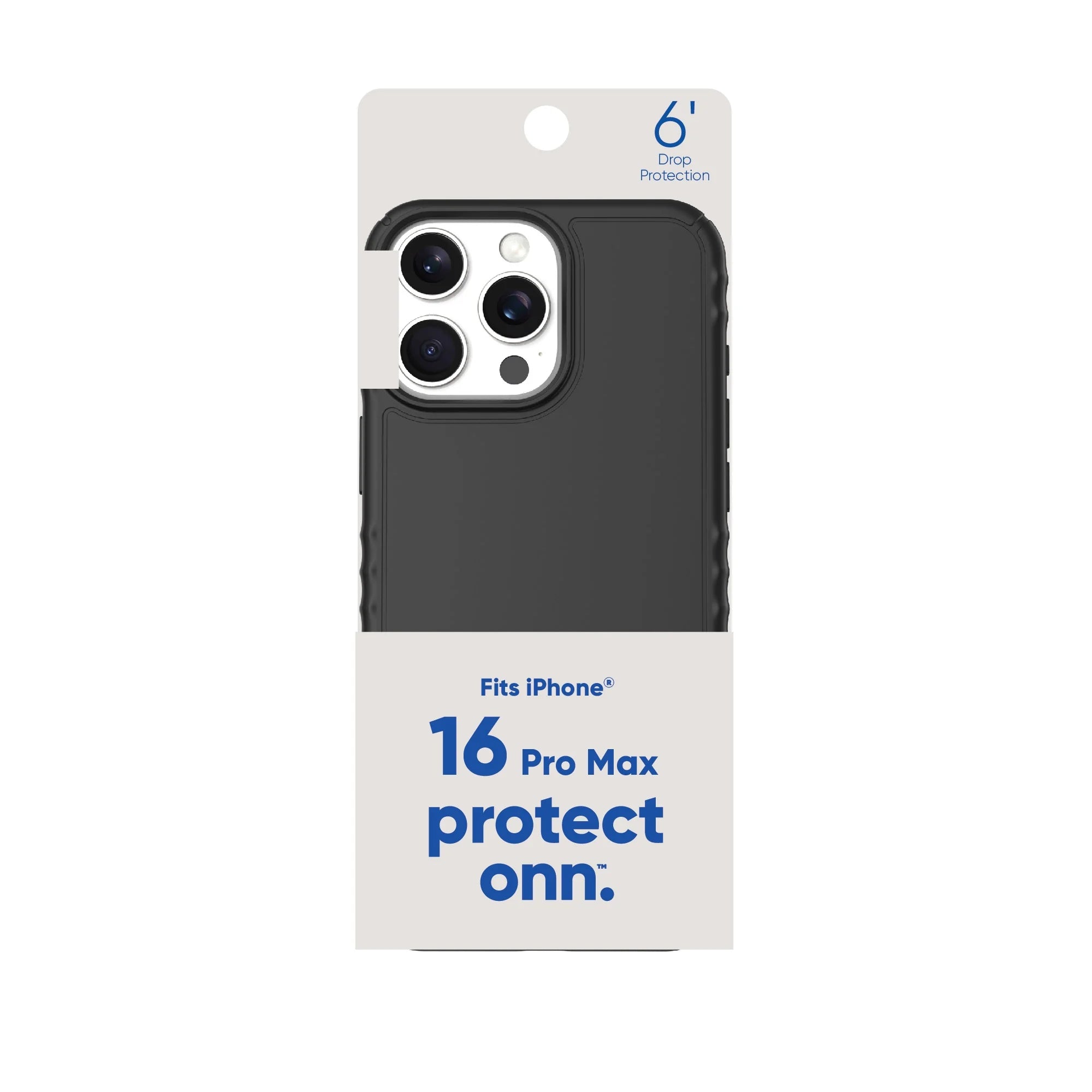 . Protective Gel Phone Case for Iphone 16 Pro Max - Black