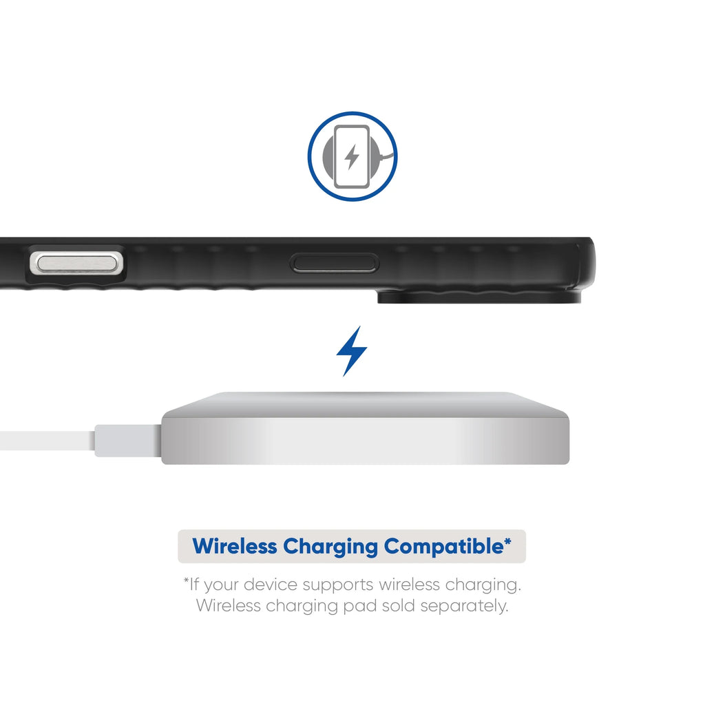 . Protective Gel Phone Case for Iphone 16 Pro Max - Black